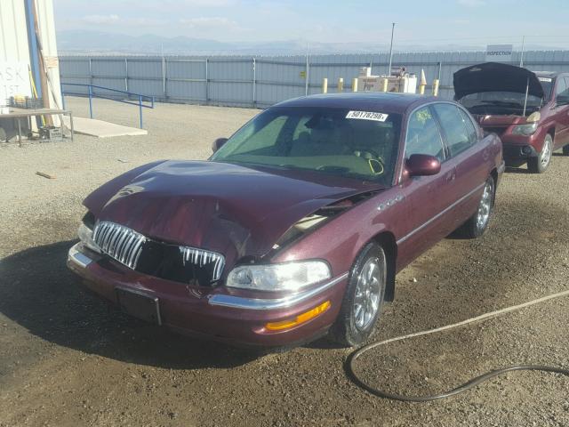 1G4CU541934124696 - 2003 BUICK PARK AVENU MAROON photo 2