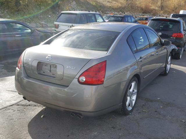 1N4BA41E74C825843 - 2004 NISSAN MAXIMA SE GOLD photo 4