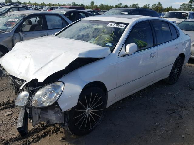 JT8BD69SX20154740 - 2002 LEXUS GS 300 WHITE photo 2