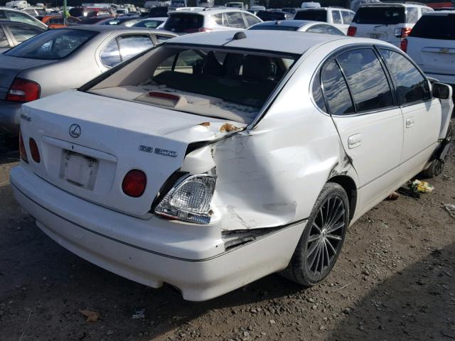 JT8BD69SX20154740 - 2002 LEXUS GS 300 WHITE photo 4