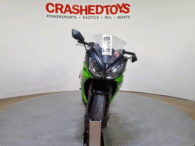 JKAEXEE10EDA15739 - 2014 KAWASAKI EX650 E GREEN photo 3