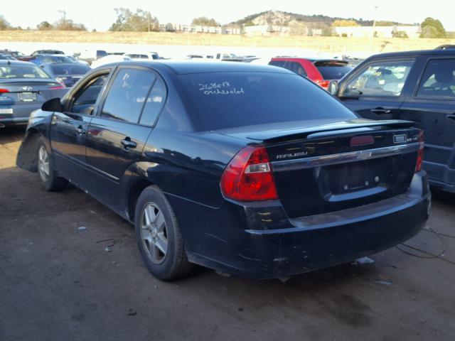 1G1ZT54845F125401 - 2005 CHEVROLET MALIBU LS BLACK photo 3