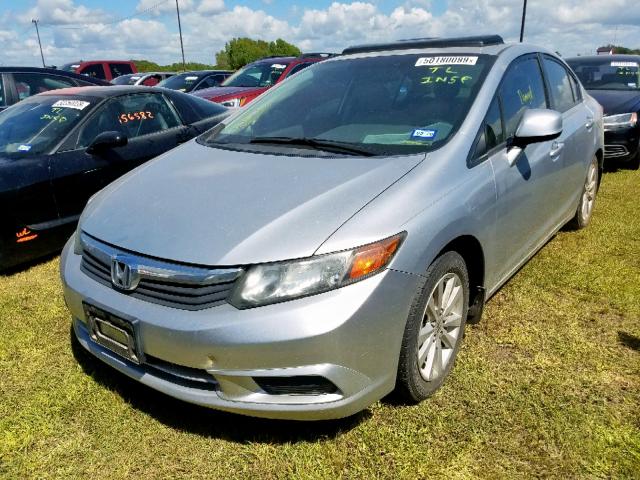 2HGFB2F99CH328931 - 2012 HONDA CIVIC EXL 银色 照片 2