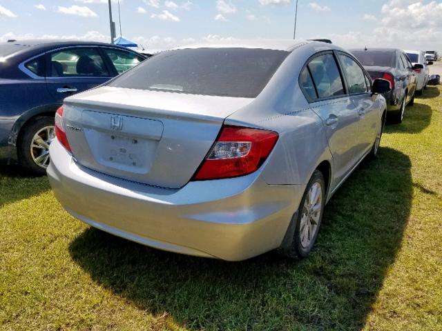 2HGFB2F99CH328931 - 2012 HONDA CIVIC EXL 银色 照片 4
