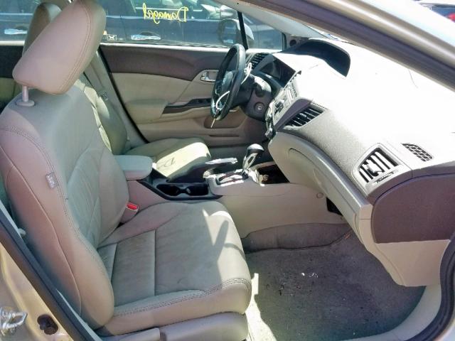 2HGFB2F99CH328931 - 2012 HONDA CIVIC EXL 银色 照片 5