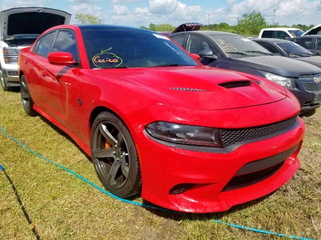 2C3CDXL91JH205784 - 2018 DODGE CHARGER SR RED photo 1