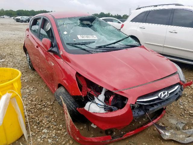 KMHCT5AE2HU302398 - 2017 HYUNDAI ACCENT SE RED photo 1