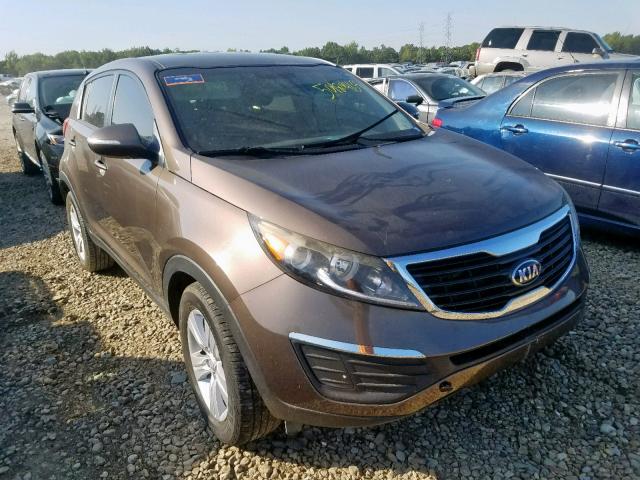 KNDPB3A21D7515550 - 2013 KIA SPORTAGE B BROWN photo 1