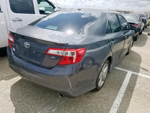 4T1BF1FK0CU070466 - 2012 TOYOTA CAMRY BASE CHARCOAL photo 4