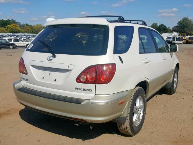 JT6HF10U2X0021184 - 1999 LEXUS RX 300 WHITE photo 4