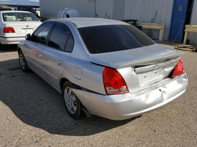 KMHDN46DX5U188476 - 2005 HYUNDAI ELANTRA GL SILVER photo 3