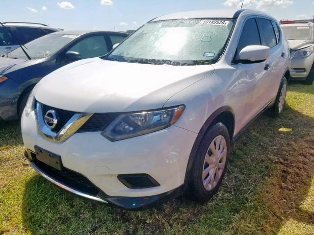 JN8AT2MTXGW000661 - 2016 NISSAN ROGUE S WHITE photo 2