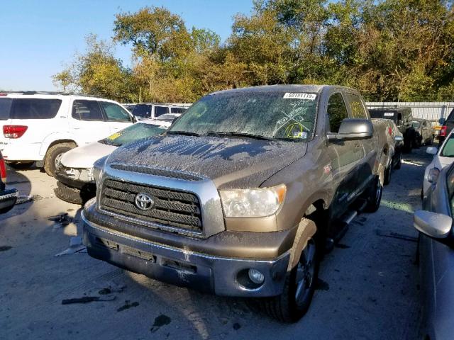 5TBDV54118S492171 - 2008 TOYOTA TUNDRA CRE BROWN photo 2