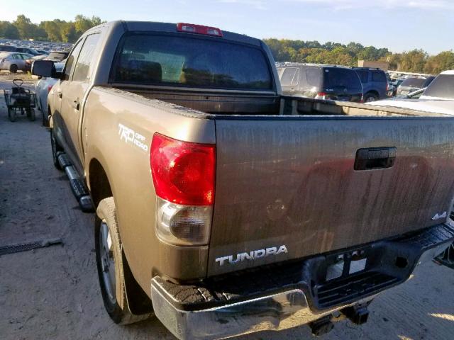 5TBDV54118S492171 - 2008 TOYOTA TUNDRA CRE BROWN photo 3