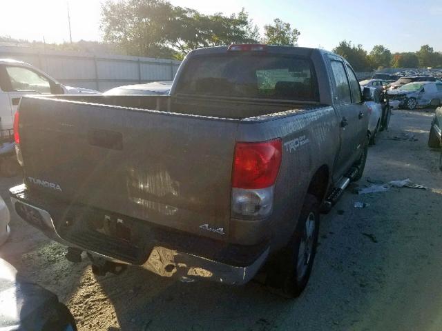 5TBDV54118S492171 - 2008 TOYOTA TUNDRA CRE BROWN photo 4