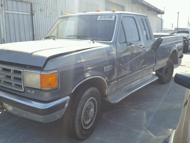 1FTHX25L2HKA61489 - 1987 FORD F250 GRAY photo 9