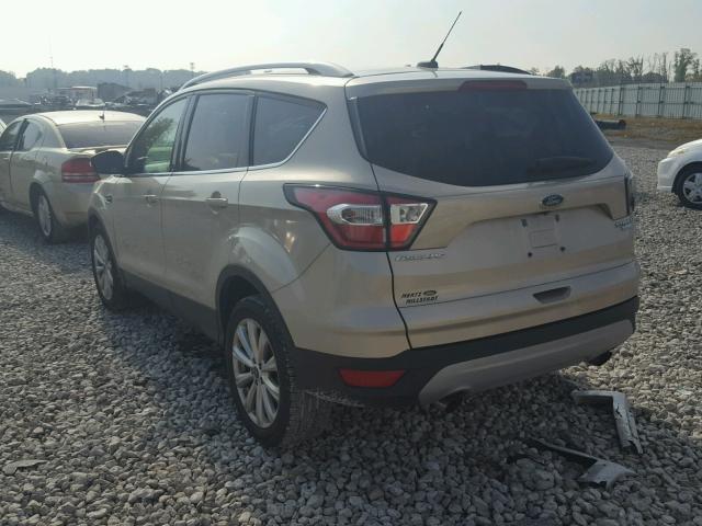 1FMCU0JD3HUD93429 - 2017 FORD ESCAPE TIT TAN photo 3