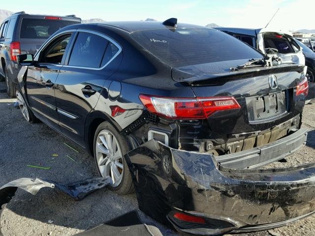 19UDE2F73GA009350 - 2016 ACURA ILX PREMIU BLACK photo 3