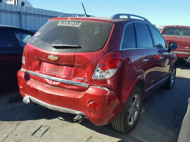 3GNAL3E55CS546668 - 2012 CHEVROLET CAPTIVA SP RED photo 4