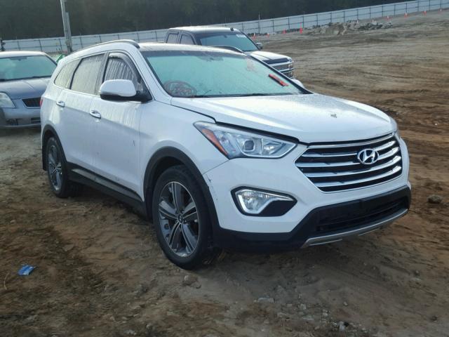 KM8SR4HF5EU040794 - 2014 HYUNDAI SANTA FE L WHITE photo 1