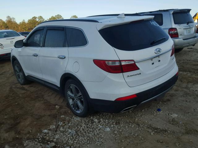 KM8SR4HF5EU040794 - 2014 HYUNDAI SANTA FE L WHITE photo 3