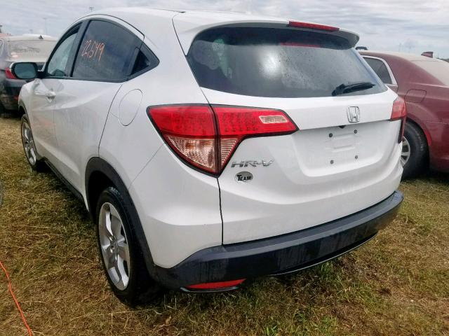 3CZRU5H50HM716442 - 2017 HONDA HR-V EX WHITE photo 3