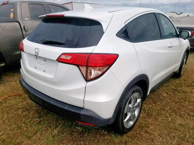 3CZRU5H50HM716442 - 2017 HONDA HR-V EX WHITE photo 4