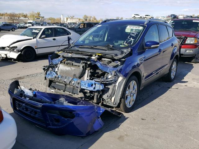 1FMCU9JXXFUA90059 - 2015 FORD ESCAPE TIT BLUE photo 2