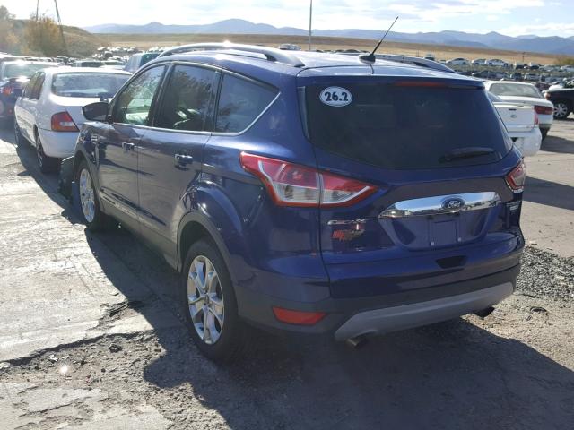 1FMCU9JXXFUA90059 - 2015 FORD ESCAPE TIT BLUE photo 3