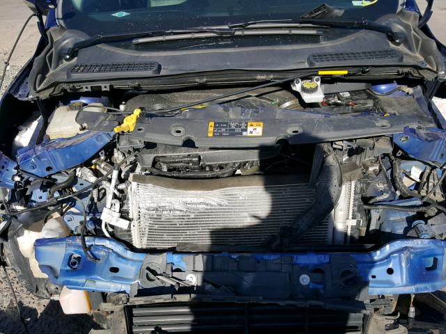 1FMCU9JXXFUA90059 - 2015 FORD ESCAPE TIT BLUE photo 7