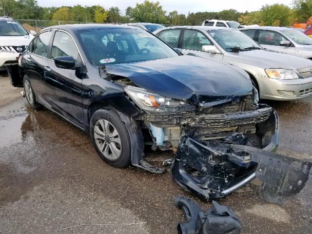 1HGCR2F37EA073417 - 2014 HONDA ACCORD LX BLACK photo 1