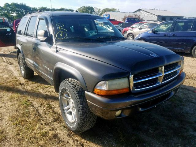 1B4HS28N41F589655 - 2001 DODGE DURANGO GRAY photo 1