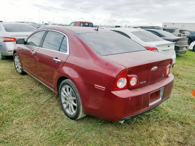 1G1ZK57719F219781 - 2009 CHEVROLET MALIBU LTZ ბურგუნდია ფოტო 3