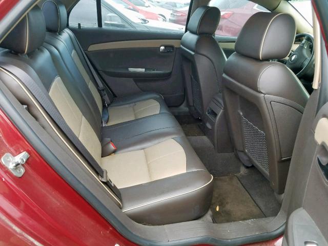 1G1ZK57719F219781 - 2009 CHEVROLET MALIBU LTZ ბურგუნდია ფოტო 6