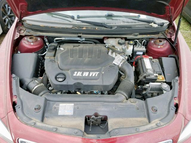 1G1ZK57719F219781 - 2009 CHEVROLET MALIBU LTZ ბურგუნდია ფოტო 7