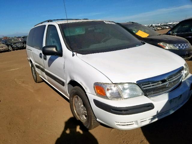 1GNDX03E52D292607 - 2002 CHEVROLET VENTURE WHITE photo 1