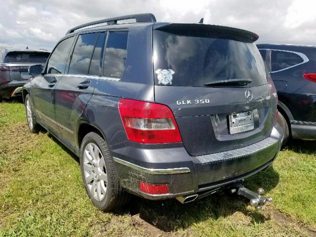 WDCGG8HB1BF660573 - 2011 MERCEDES-BENZ GLK 350 4M GRAY photo 3