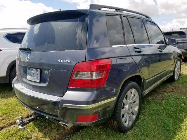 WDCGG8HB1BF660573 - 2011 MERCEDES-BENZ GLK 350 4M GRAY photo 4