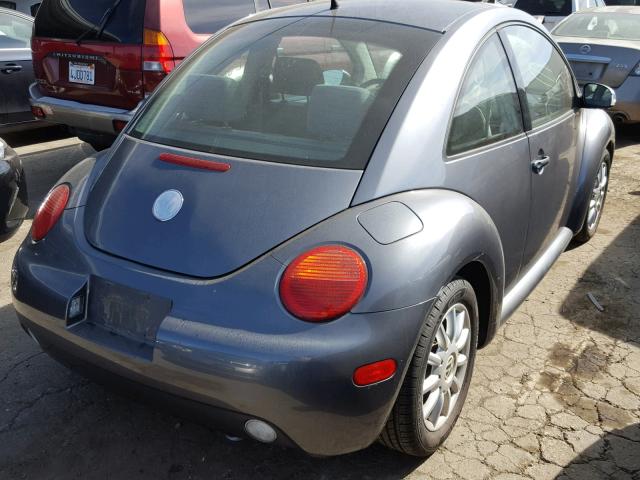 3VWCK31C14M415958 - 2004 VOLKSWAGEN NEW BEETLE 灰色 照片 4