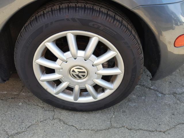 3VWCK31C14M415958 - 2004 VOLKSWAGEN NEW BEETLE 灰色 照片 9
