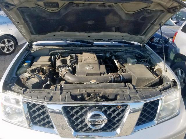 5N1AR18W76C622591 - 2006 NISSAN PATHFINDER SILVER photo 7