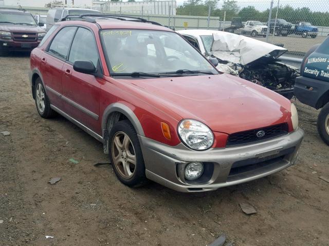 JF1GG68512H800331 - 2002 SUBARU IMPREZA OU RED photo 1