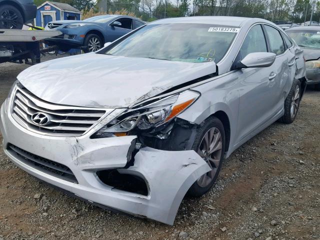 KMHFH4JG4EA382665 - 2014 HYUNDAI AZERA GLS SILVER photo 2