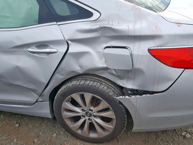 KMHFH4JG4EA382665 - 2014 HYUNDAI AZERA GLS SILVER photo 9