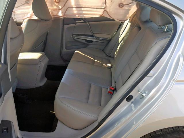 1HGCP36839A011445 - 2009 HONDA ACCORD EXL SILVER photo 6