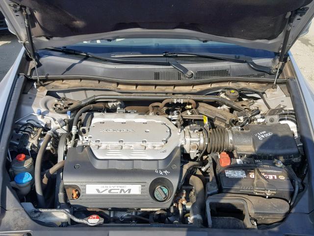 1HGCP36839A011445 - 2009 HONDA ACCORD EXL SILVER photo 7