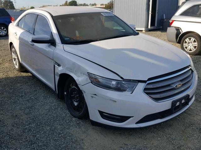 1FAHP2H83DG175401 - 2013 FORD TAURUS SEL WHITE photo 1