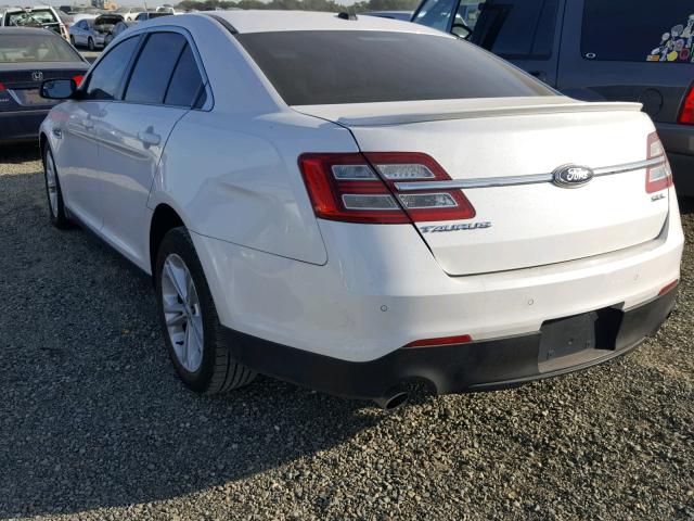 1FAHP2H83DG175401 - 2013 FORD TAURUS SEL WHITE photo 3