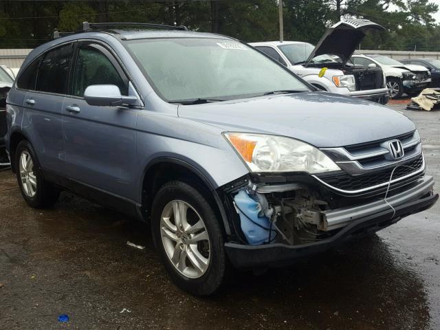 5J6RE3H70BL022782 - 2011 HONDA CR-V EXL BLUE photo 1