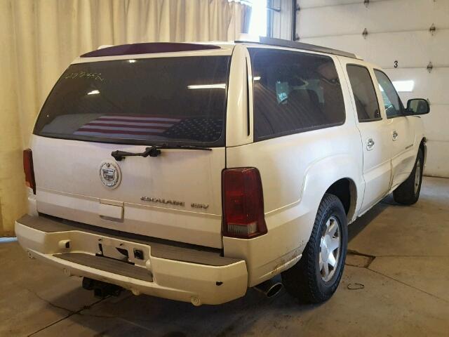 3GYFK66N24G122655 - 2004 CADILLAC ESCALADE E WHITE photo 4